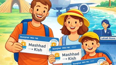 خرید بلیط هواپیما مشهد به کیش